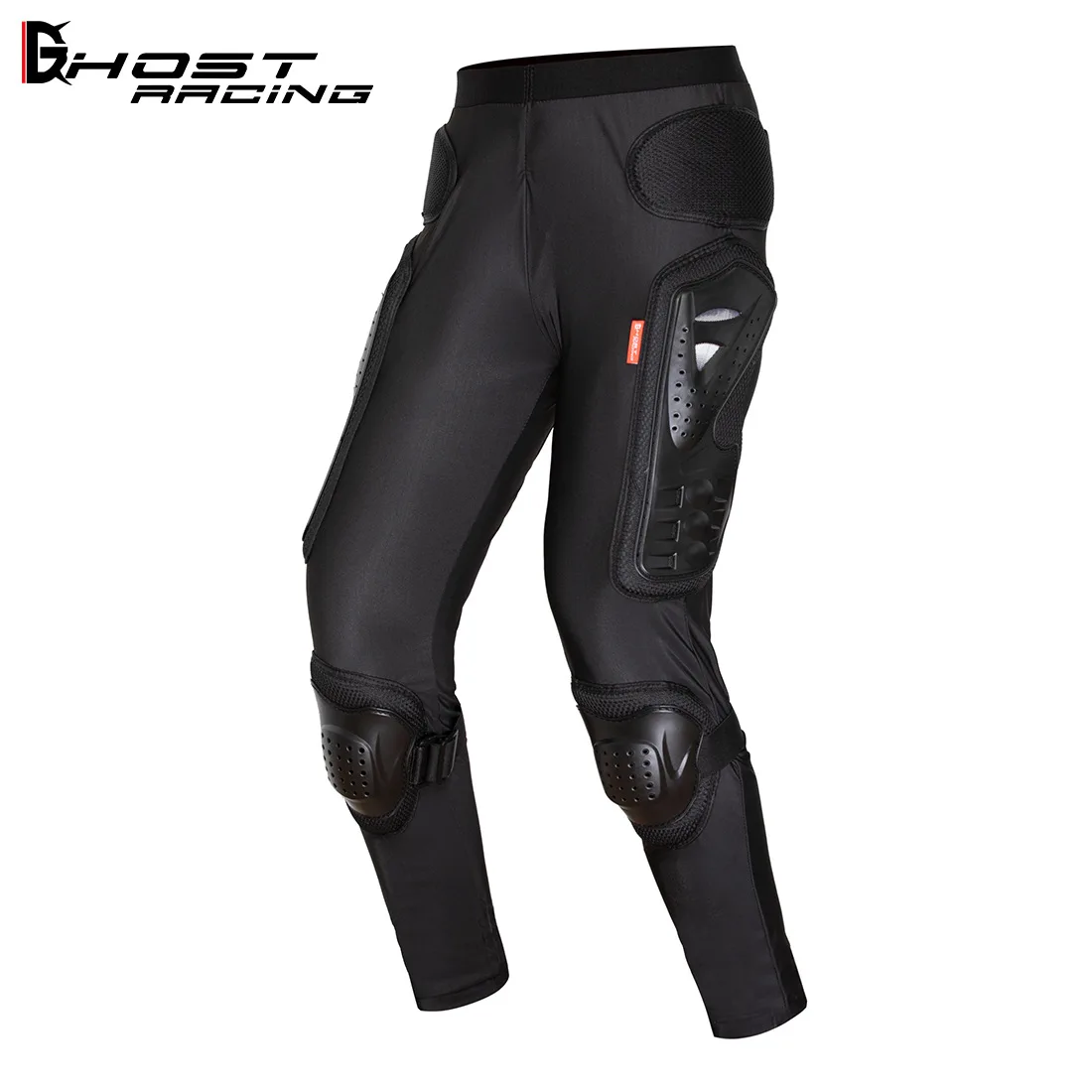 

Motorcycle Long Armor Riding Trousers Motocross Pants Armor Knee Crotch Hip Protection Motorbike Racing Equipment Body Pants Men