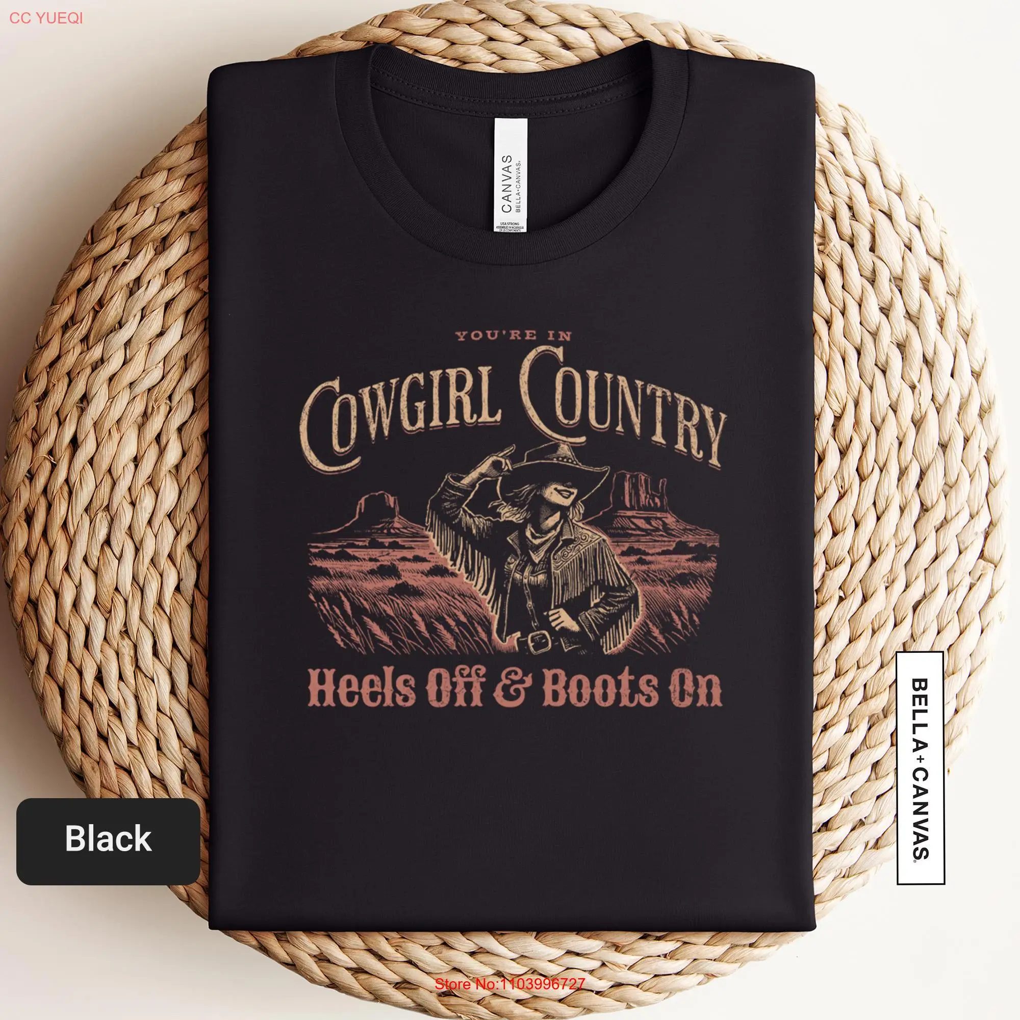 

Футболка Cowgirl Country, винтажная ретро-родео, модный стиль для девочек в стиле вестерн-ранчо 0888, длинные или короткие рукава