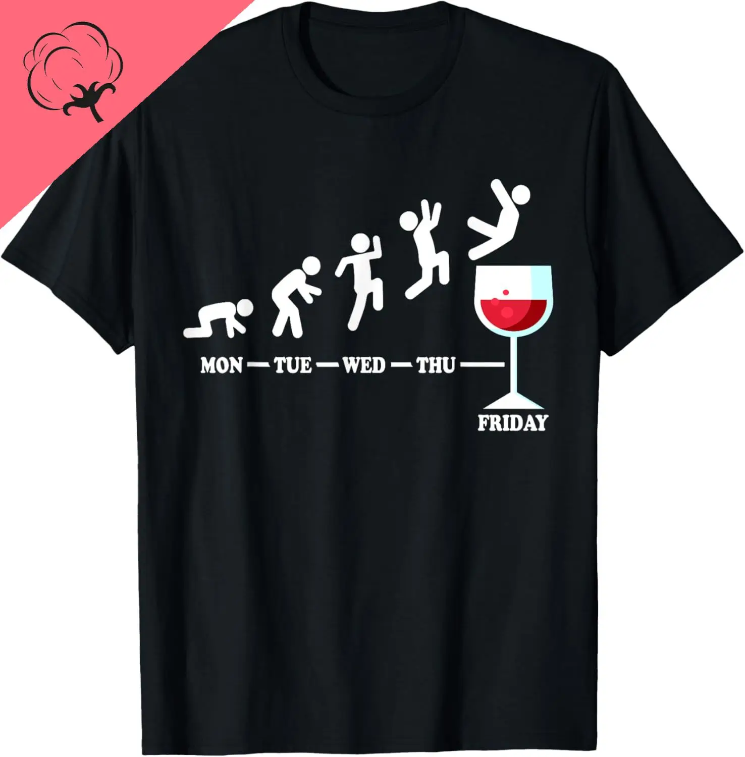 Wine Friday Weekend Week Red Wine Fridays Funny Wine Lover T-Shirt Unisex Summer Streetwear Tops Custom Printed Graphic T Shirts