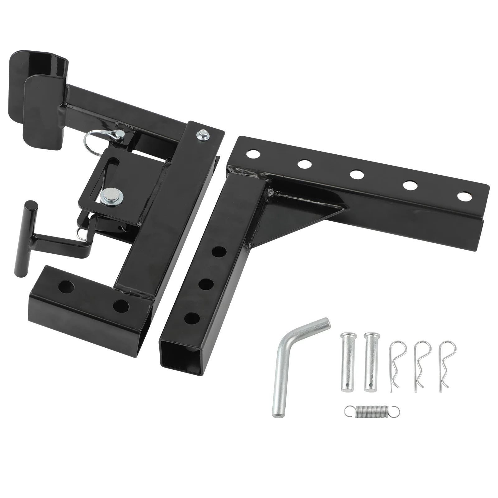 

Trash Trailer Hitch w/ 2" Receiver for Cart/Truck/Auto/ATV - 5" Wide Hook