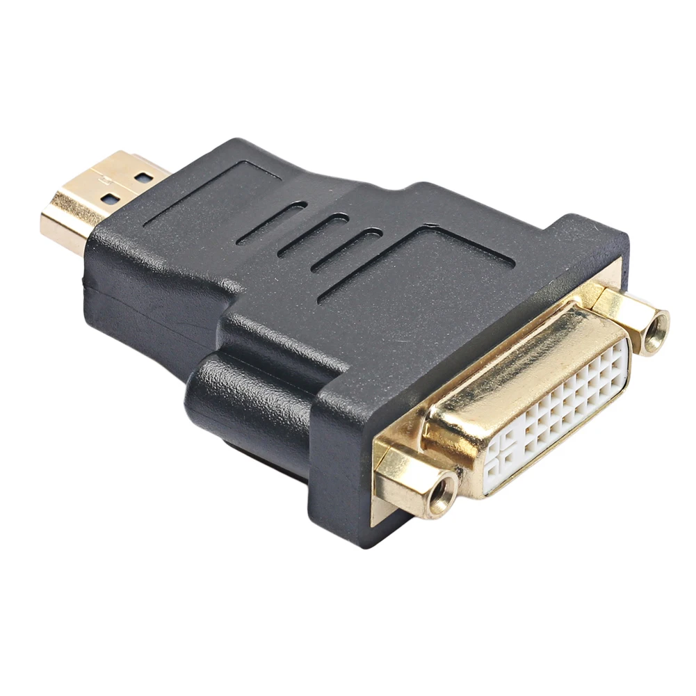 HDMI-Compatible To DVI 24+5 Converter Adapter Male To Female HDMI-Compatible To DVI Conversion Converter Gold-Plated Plug