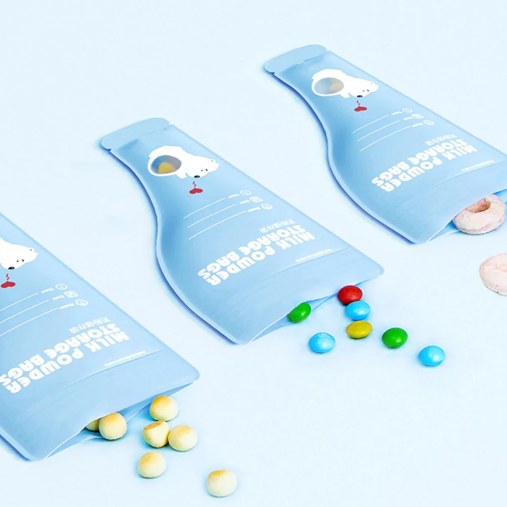 30 قطعة أكياس تخزين مسحوق الحليب القابل للتصرف المحمولة مختومة السفر صيغة الحقائب أكياس تخزين مسحوق أغذية الأطفال #4