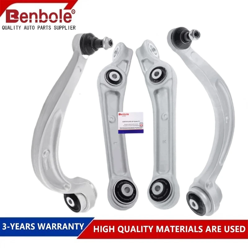 [4 Pcs] Front Lower Suspension Control Arm 8W0407151A,8W0407152A,8W0407693A,8W0407694A,For Audi A4 B9 S4 RS4 A5 S5 RS5 2016-2025