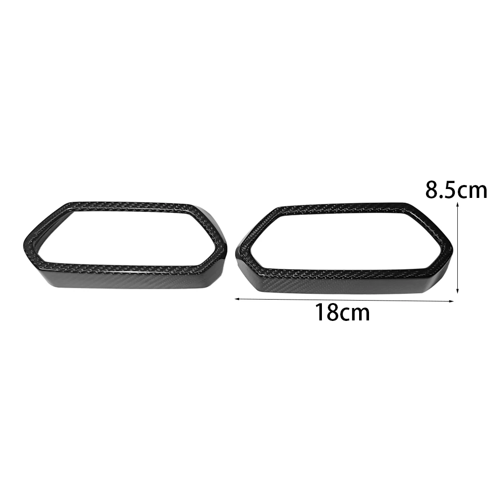 

Real Dry Carbon Fiber Interior Side Air Outlet Vent Frame Cover Trim For Lamborghini URUS 2021up