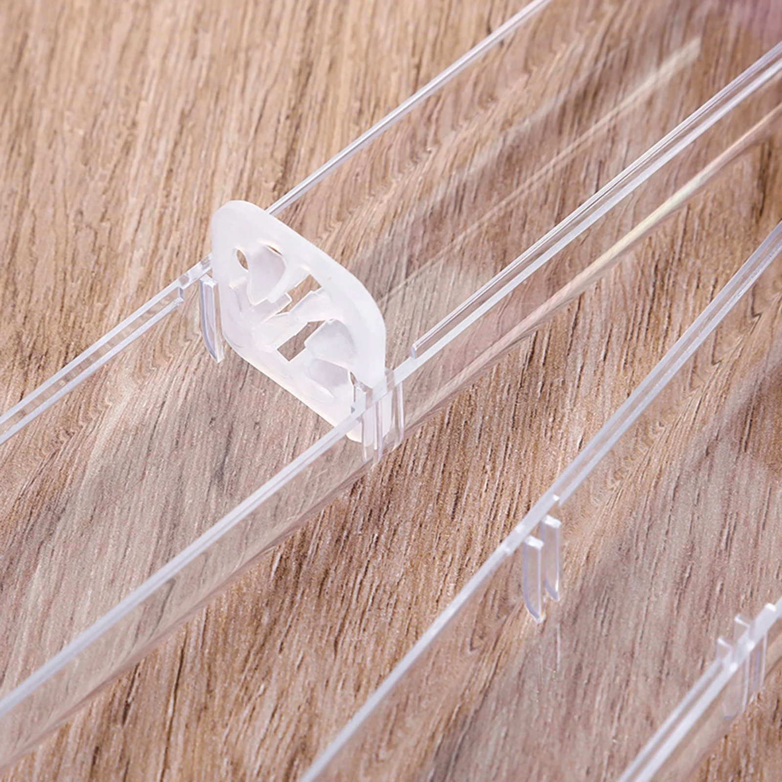 

10Pcs Transparent Pencil Storage Boxes Durable Plastic Pencil Cases Multi-Function Pen Holder for Students Students Pen Holder