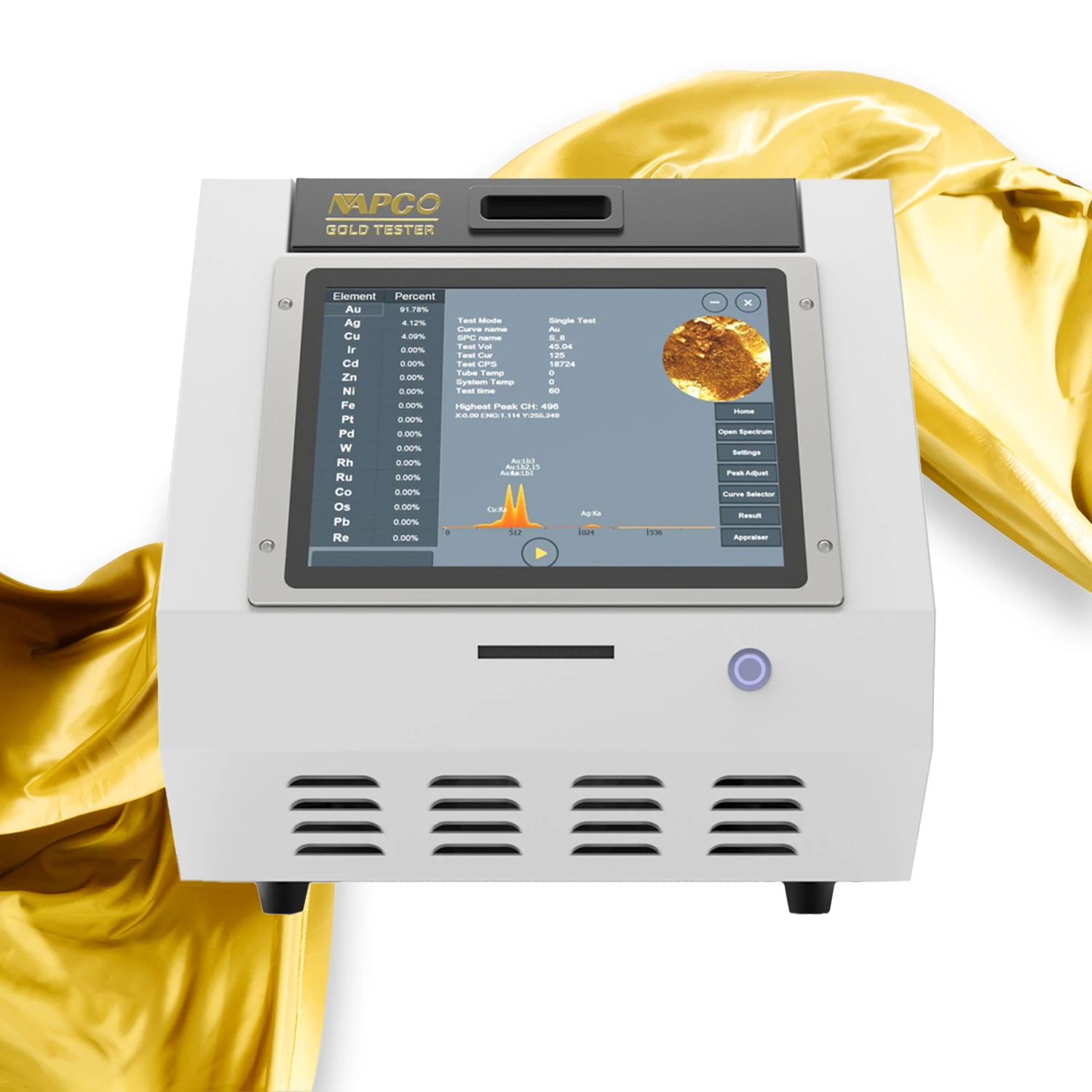 Gold Tester- Compact XRF spectrometer Precious Metal X-ray Fluorescence Analyzer