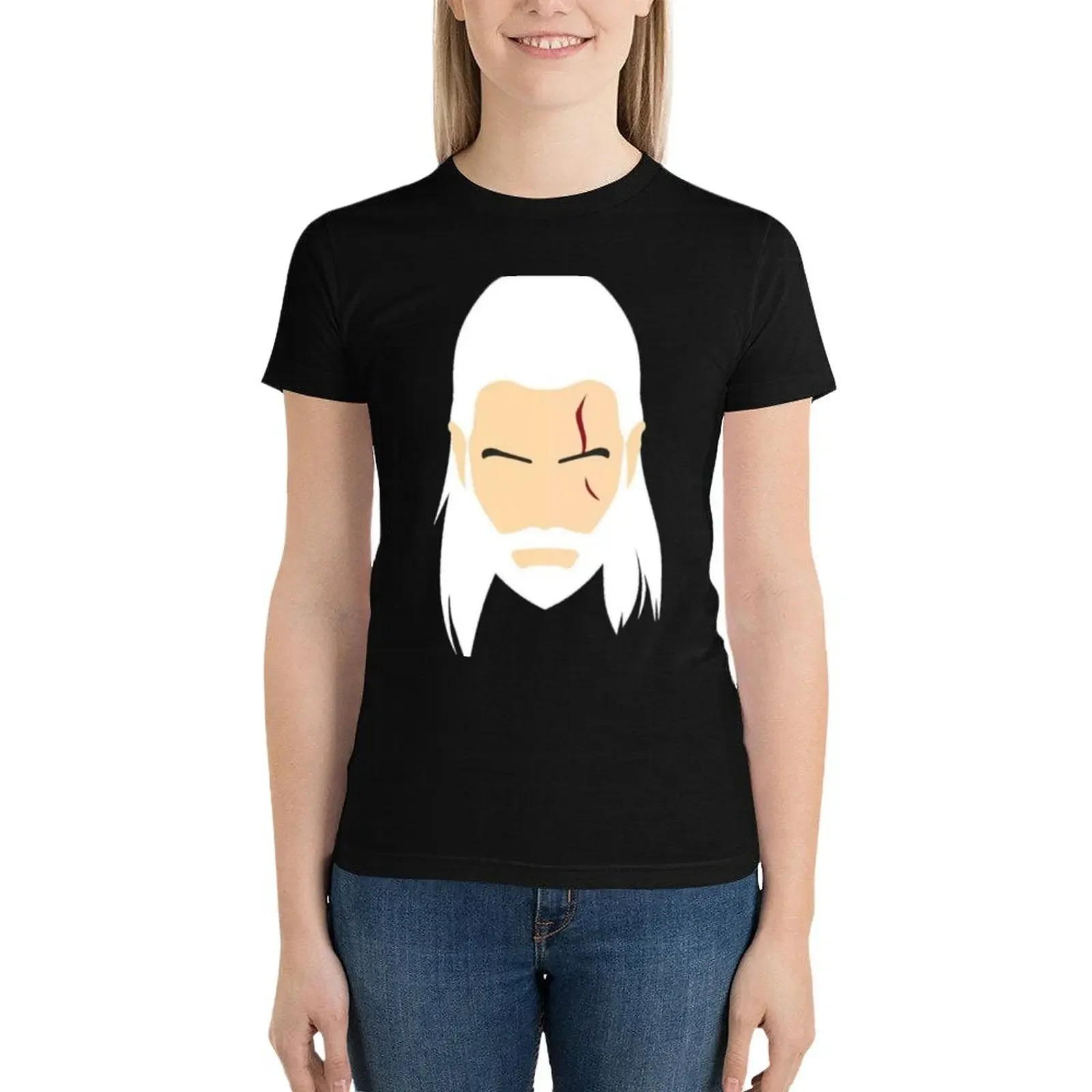 

Geralt of Rivia T-Shirt summer clothes oversized hippie clothes Female clothing designer clothes Women luxury