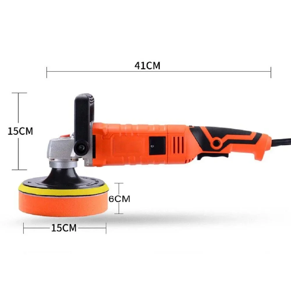 Electric Car Polisher Sander Buffer Polishing Machine Kit 1580W Variable Speed