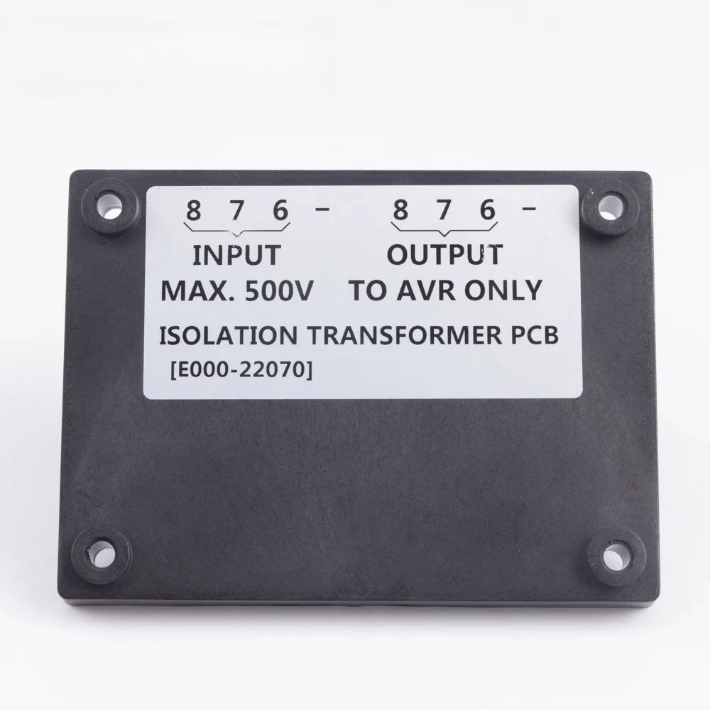 

MAX 500V Three Phase Electric Brush Diesel Generator AVR PCB Automatic Voltage Regulator Isolation Transformer