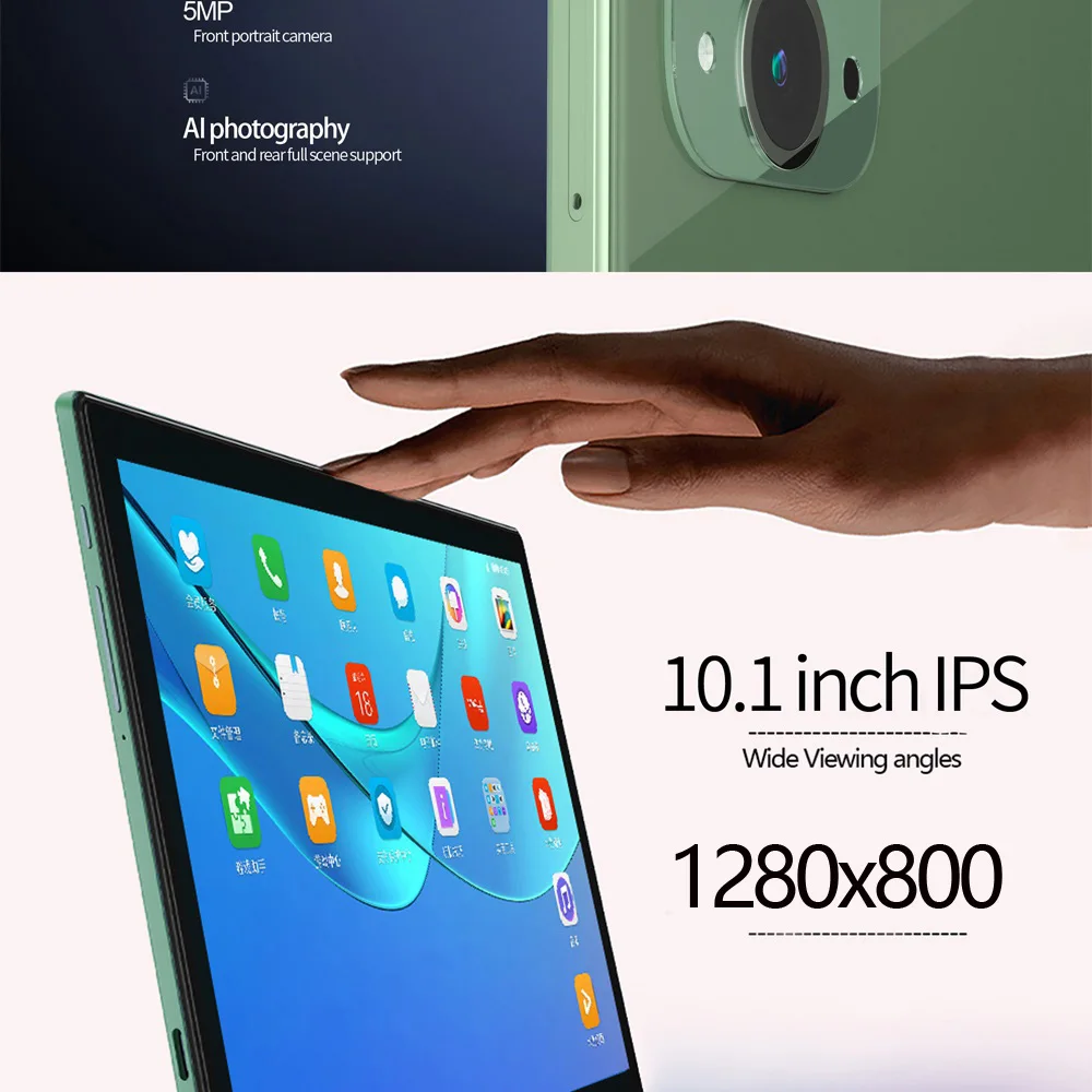 BDF 2026 Special Pad New 10.1 Inch Android Tablets Octa Core 8GB RAM 256GB ROM 4G LTE 5G WiFi Tablet Pc Double SIM Dual Cameras