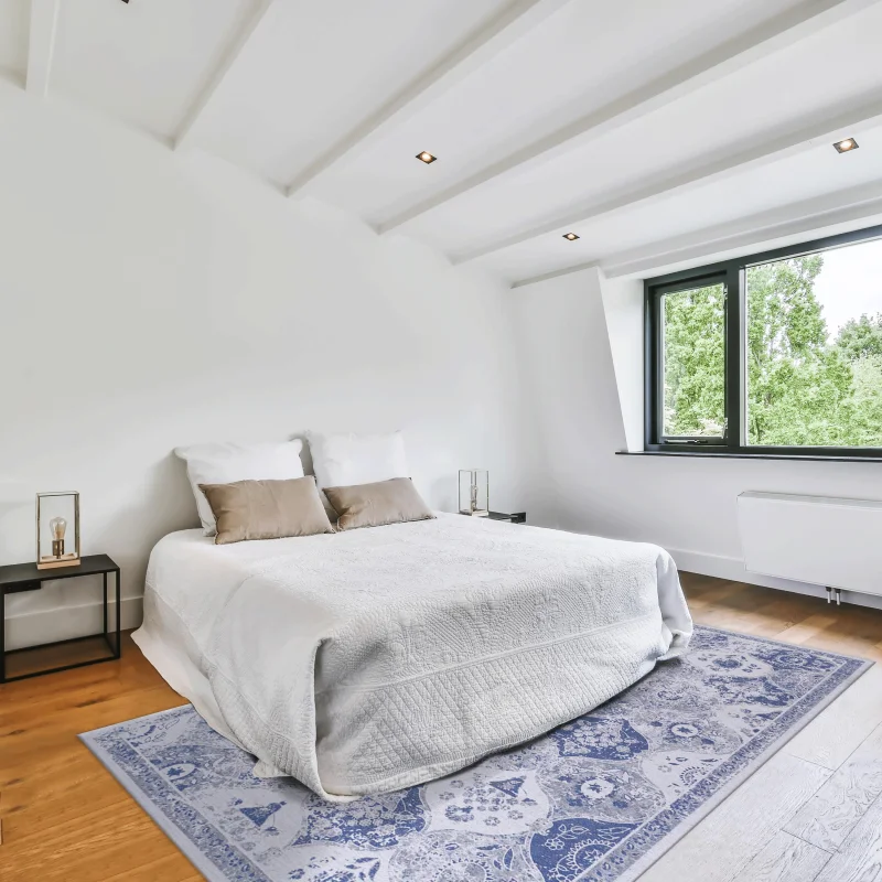 Коврики для спальни LOOM & LUXE 8x10, моющийся коврик, низкий ворс, нескользящие, не линяющие, складные, удобные для детей и домашних животных - коврики для площади f