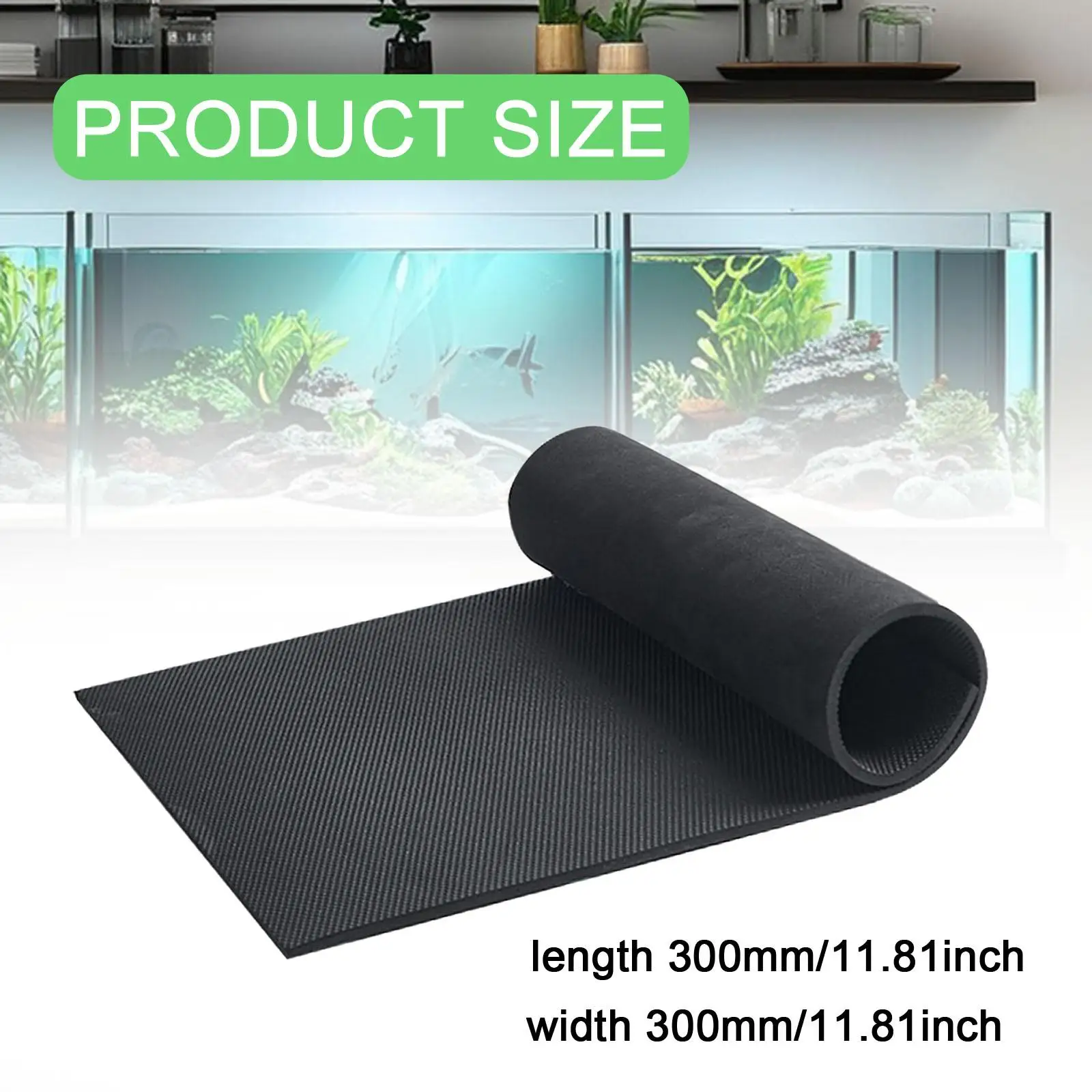 Aquarium Fish Tank Mat Compressible EVA Shock Absorbing Cushion Easy to Cut Protection for Acrylic Aquarium Fish Tank