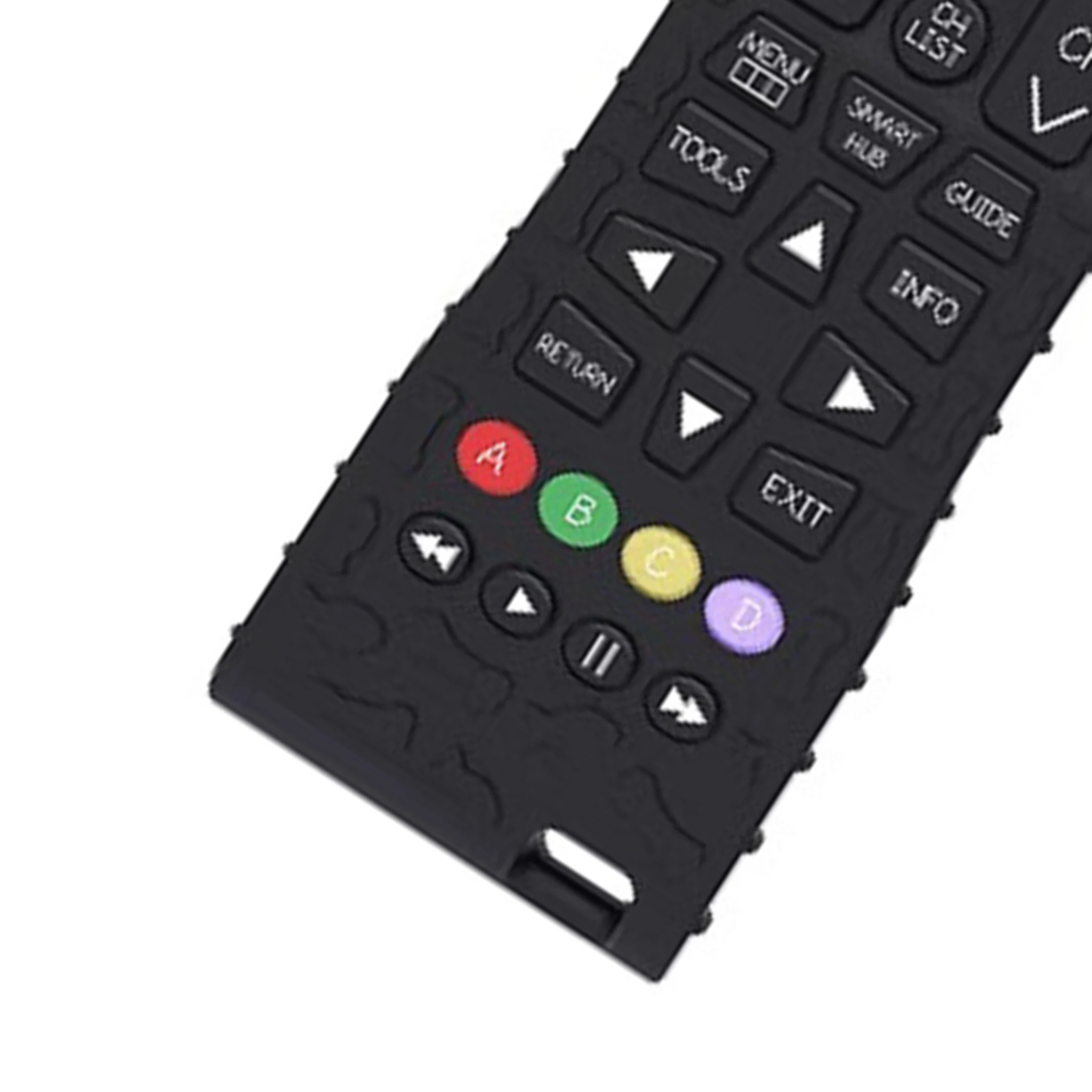 لعبة الضغط على محاكاة السيليكون للطعام، لعبة طحن، لعبة لاصقة للأسنان بأحرف ملونة، سهلة التنظيف #2