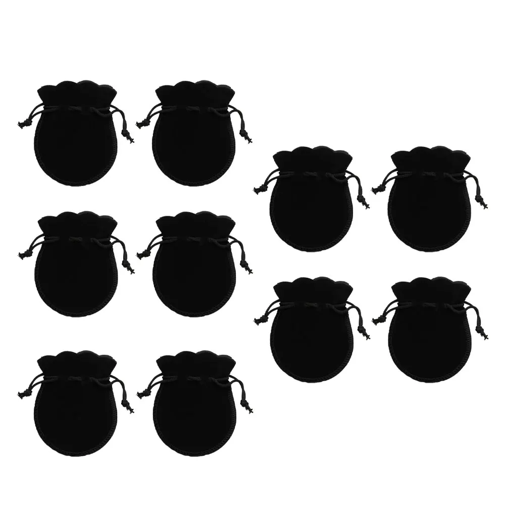 

10 Pcs Jewelry Bag Storage Bags Gift Drawstring Organizer Candy Jewellery Pouch