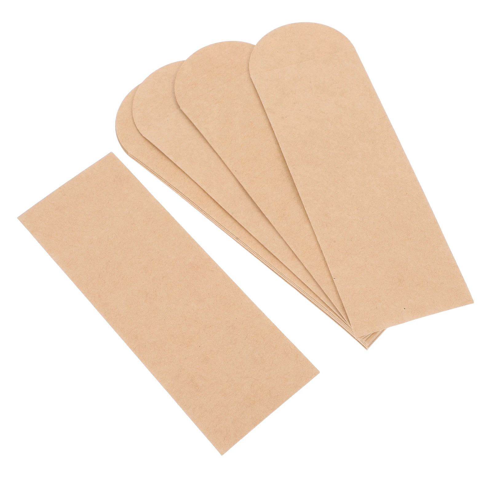 

10pcs Bookmarks Kraft Paper Envelope Storage Bags Diy Blank Protectors Pen Covers Holders Vintage Sleeve Office