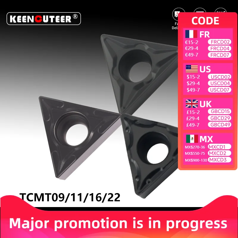 

TCMT090204/08 TCMT110204/08 TCMT16T304/08 TCMT220408 TM TR YZ5115 CNC Cast Iron Special Blade Lathe Outer Round Cutter Head Tool