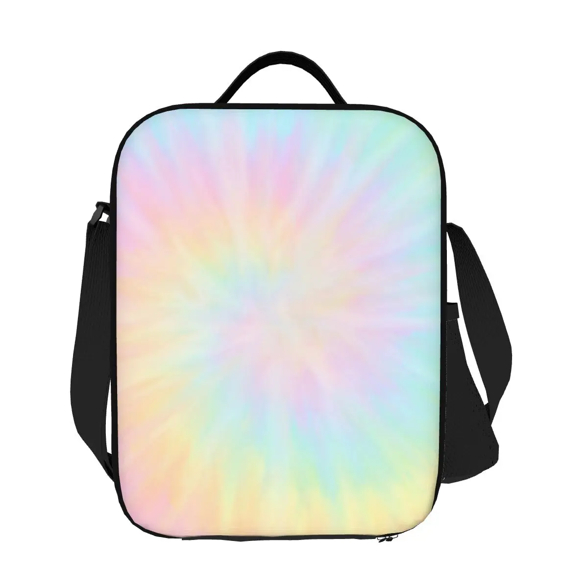 

Пастельные изолированные сумки для обеда с принтом тай-дай, портативные сумки для пикника, термохолодильник, ланч-бокс, сумка для обеда для женщин, работы, детей, школы