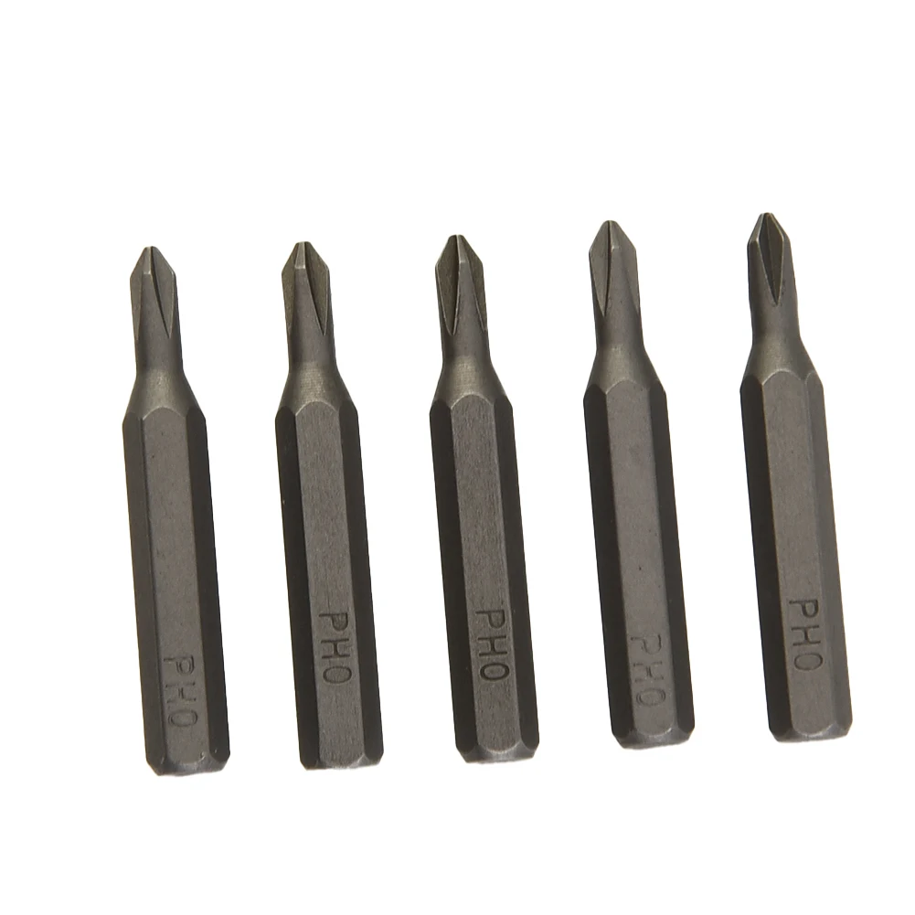 

5Pcs Screwdriver Bit H4×28mm Cross Screwdriver Magnetic Bits PH0000 PH000 PH00 PH0 PH1 PH2 4mm Hex Shank Nutdrivers Hand Tools