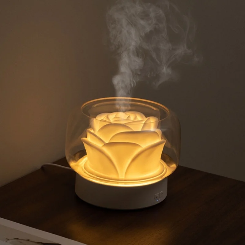 

Aromatherapy Essential Oil Diffuser Humidifier With 7 Color Changing Night Light For Home Office Bedroom