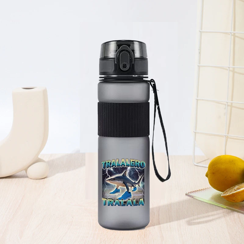 

Italian Brainrot Frosted Water Bottle Cartoon Anime Pattern Water Bottle Portable Accompanying Cup Children's Birthday Gift