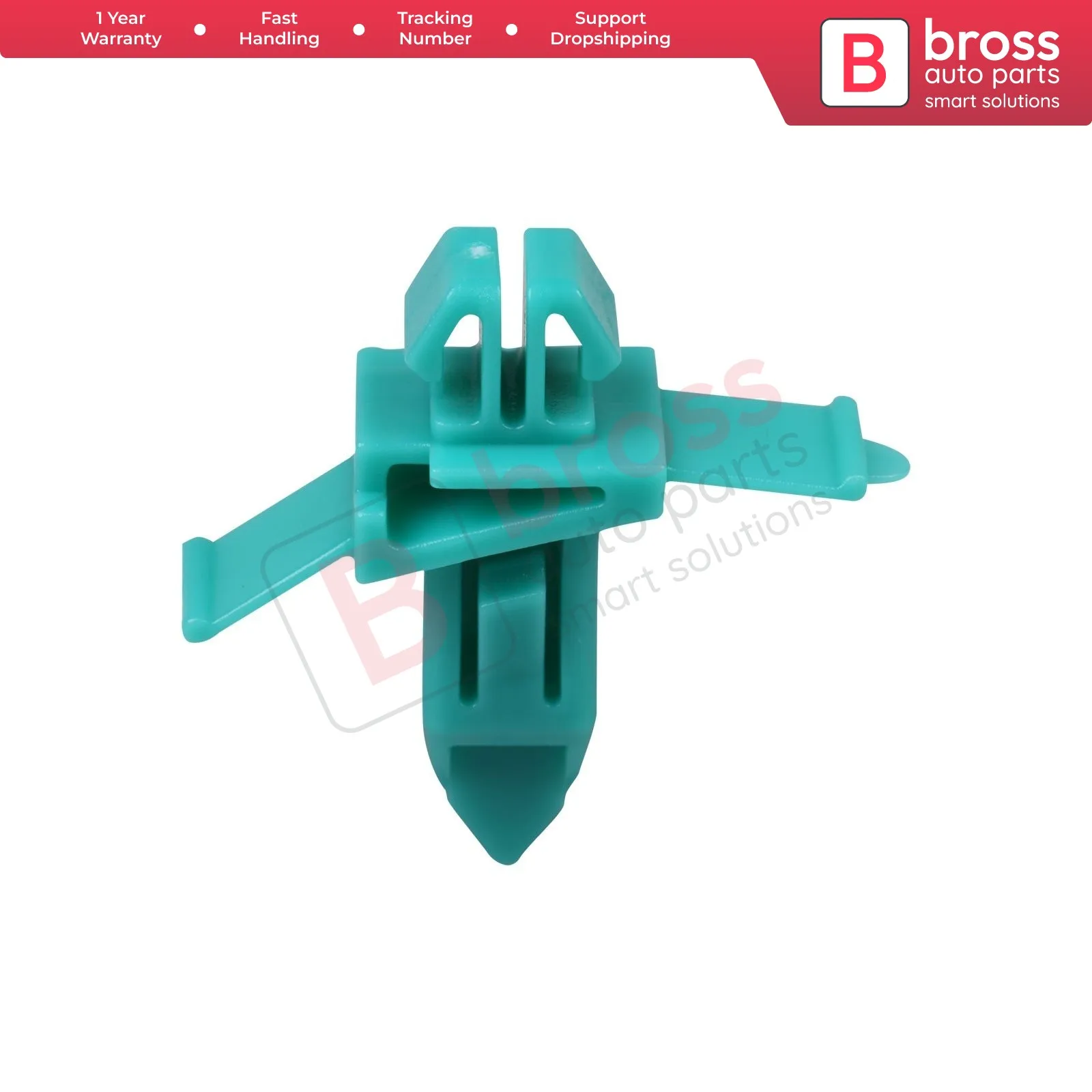 

BCF1970 10 Pieces Moulding Clip for Toyota:75491-60011 Green Head Diameter: 31.1x12mm Stem Dia: 10.9mmm Over Height: 28.7mm