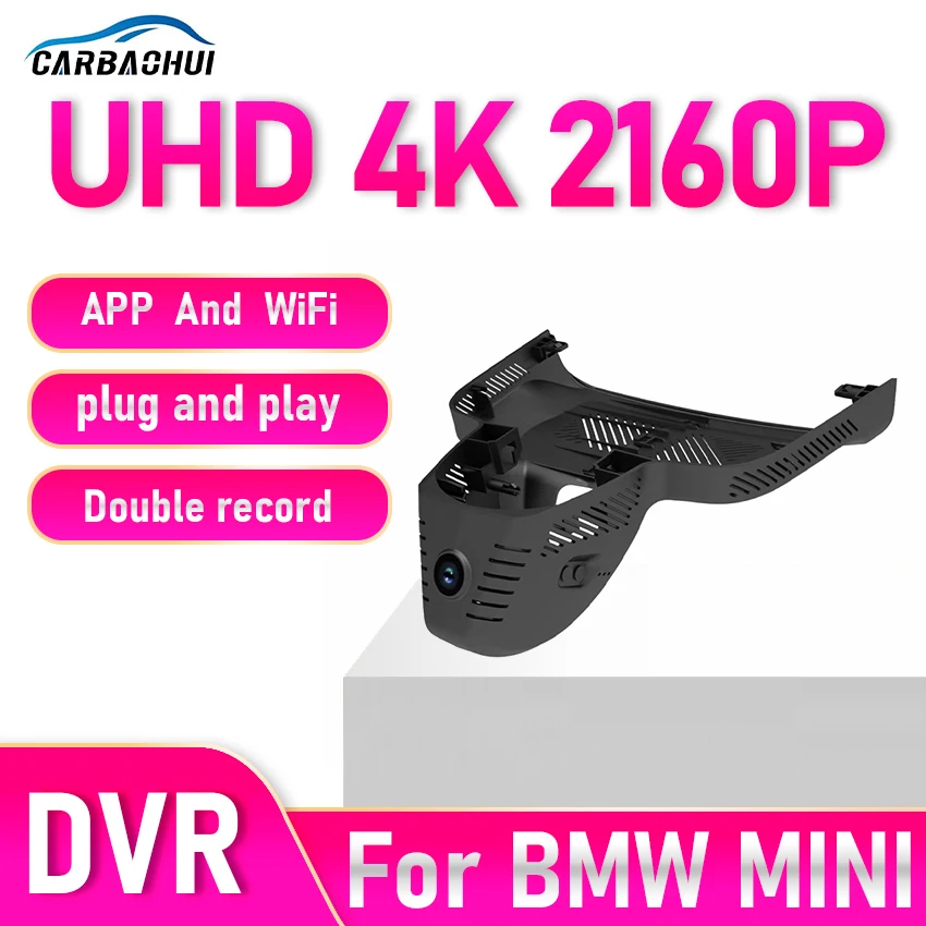 

4K Dash Cam for BMW MINI Cooper/Cooper S/Hatchback/Electric EV 2025 2026,OEM Look Car Camera ,WiFi APP Control, Easy Install DVR