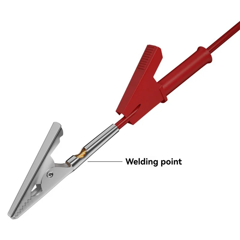ABDJ-خط اختبار 15A عالي التيار 4 مم قابس الموز إلى مشبك التمساح مع مخرج إمداد الطاقة المنظم من النحاس النقي
