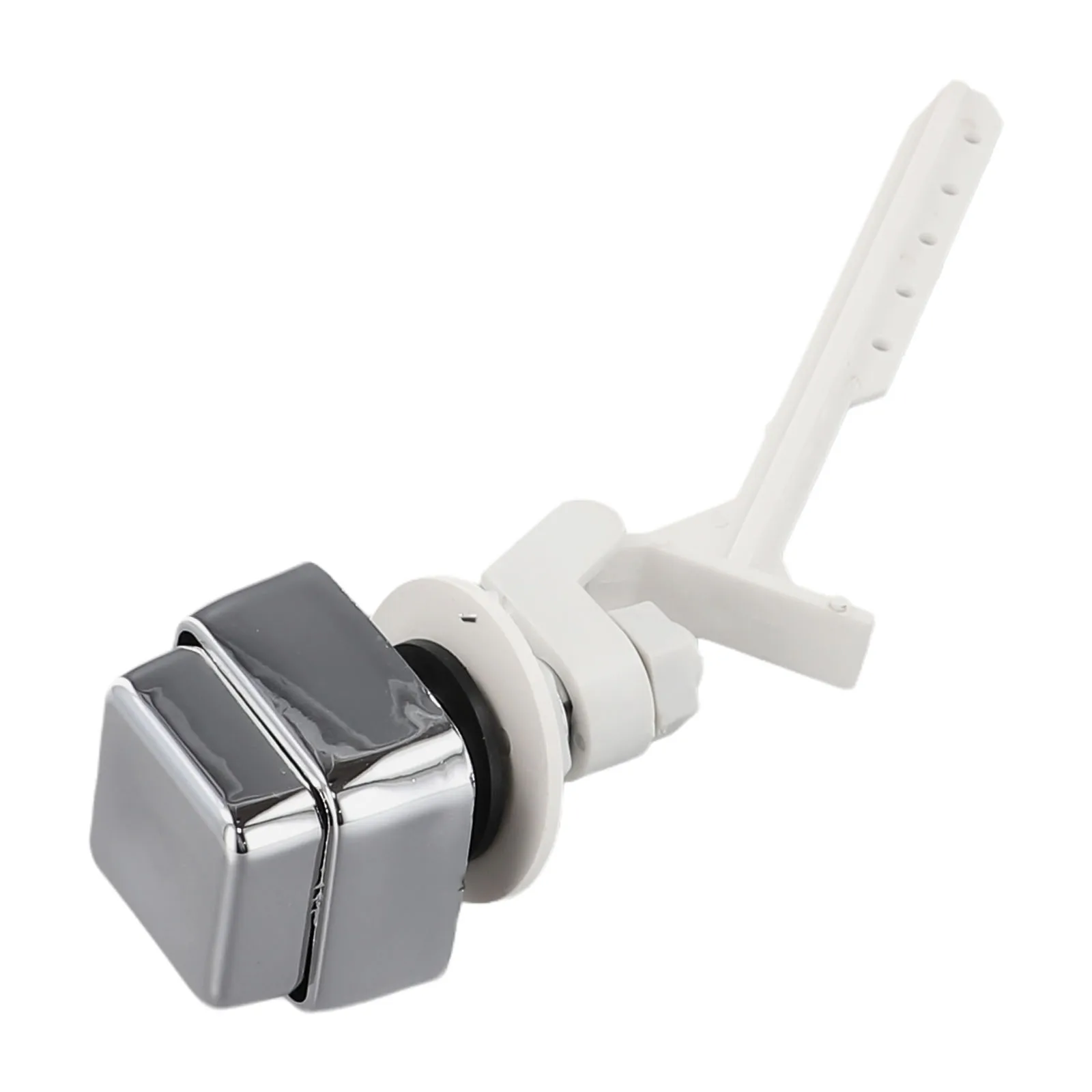 Bathroom Supplies Silver White Trip Lever Toilet Parts Accessories Plastic Replacement Spare Water-saving Bathroom