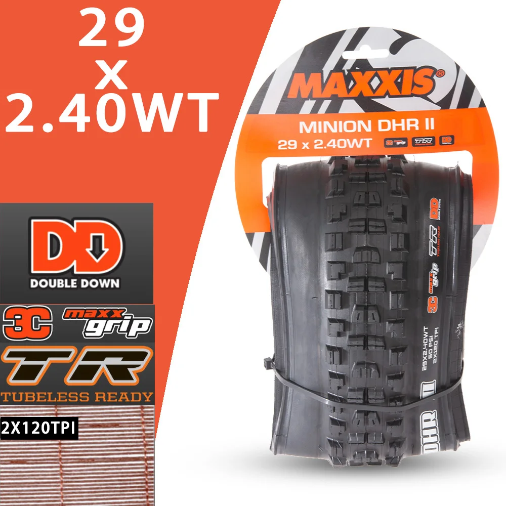 MAXXIS MINION DHR II 26-29 Inch MTB Tubeless Tires