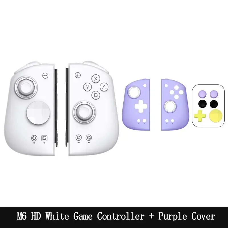 MOBAPAD M6S Gemini2 Game Controller, Joypad met Hall Joystick Links Rechts Handgreep Console voor Nintendo Switch NS OLED Gamepad