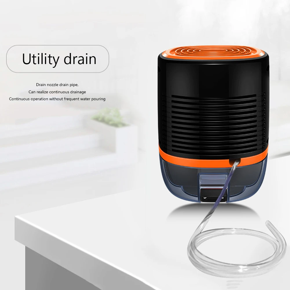 800ML Portable Dehumidifier With Basic Air Filter 2 in 1 Quiet Moisture Absorbers 25W Household Air Dryers Moisture Absorbers