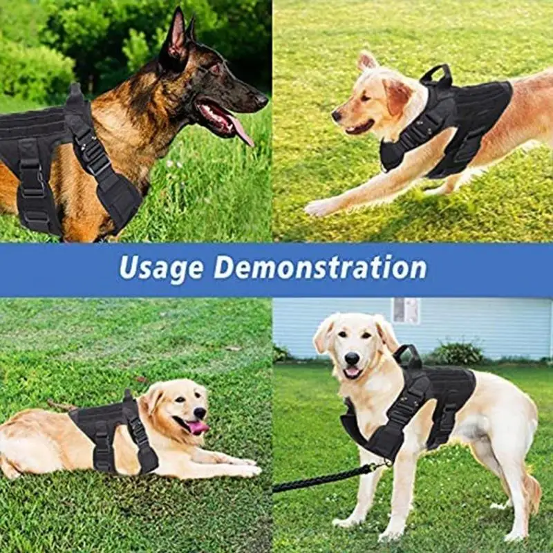 68UC Dogs Harness Leash Set for Outdoor Adjustable Dogs Cats Harness for Training