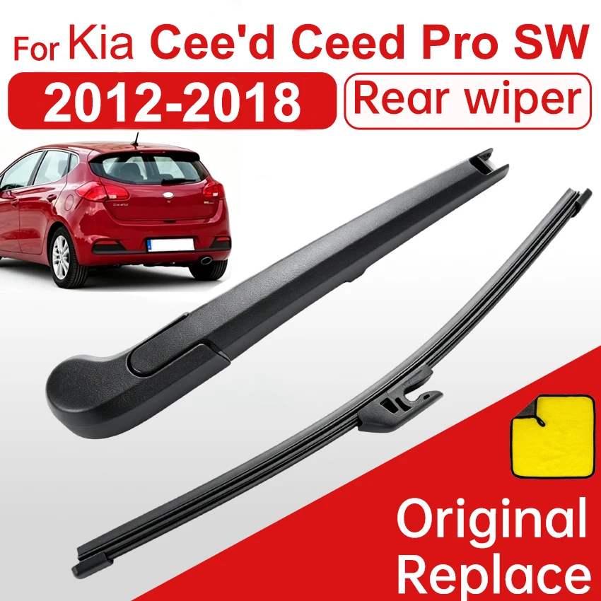 Rear Wiper Blade And Arm Set For Kia Cee'd Ceed Pro SW 98820 S1000 Windshield Windscreen Rear Window 2012 2015 2018
