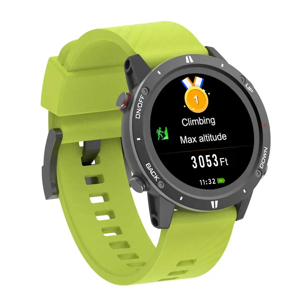 Sunroad GPS Sports Watch Waterproof Run Swim Cycling Triathlon Xmas New Year Gift Altimeter Barometer Compass Climb Men Clock