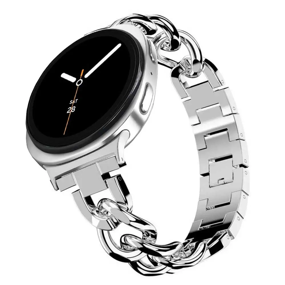 Metal Straps For Samsung Galaxy Watch 9 40mm 44mm Band Women Bracelet For Galaxy Watch 8 40mm 44mm 8Classic 46mm Watchband