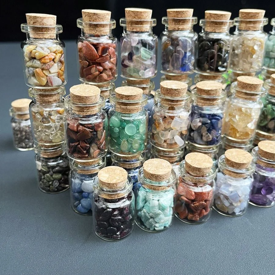 Conjunto de Garrafa dos Desejo - Healing Crystal Set avaliação e preço