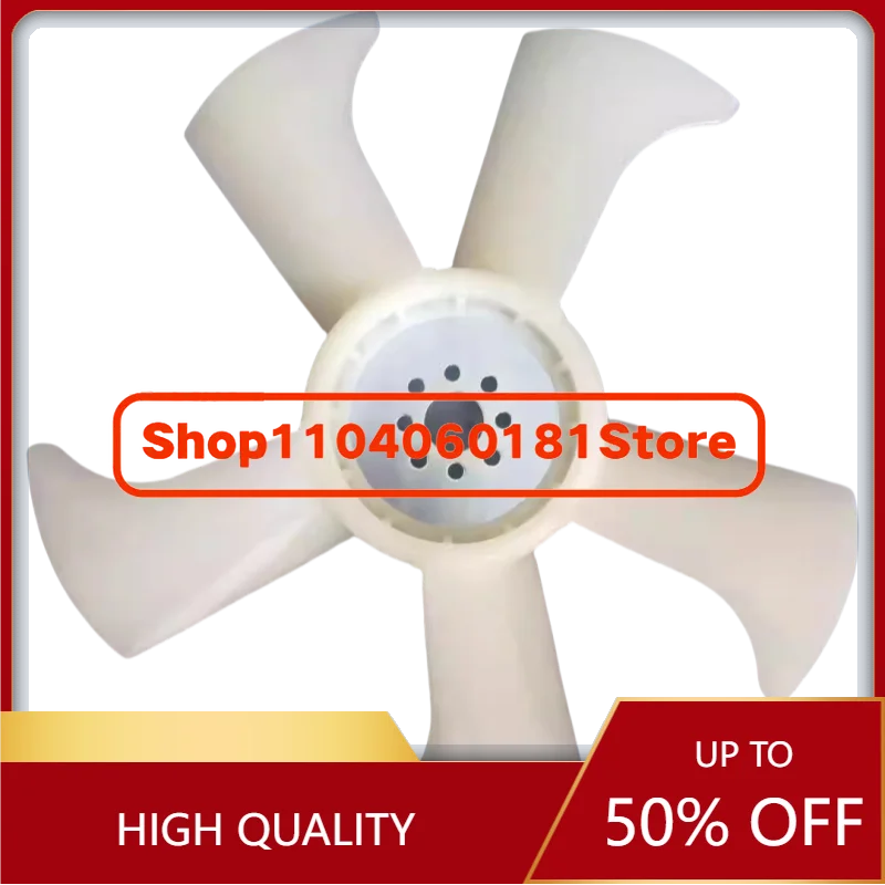 ใบพัดหม้อน้ำเครื่องยนต์ใหม่สำหรับรถขุด U20/U15 รุ่น D1105 แบบ 4 รู 10 ใบพัด อะไหล่ทดแทน