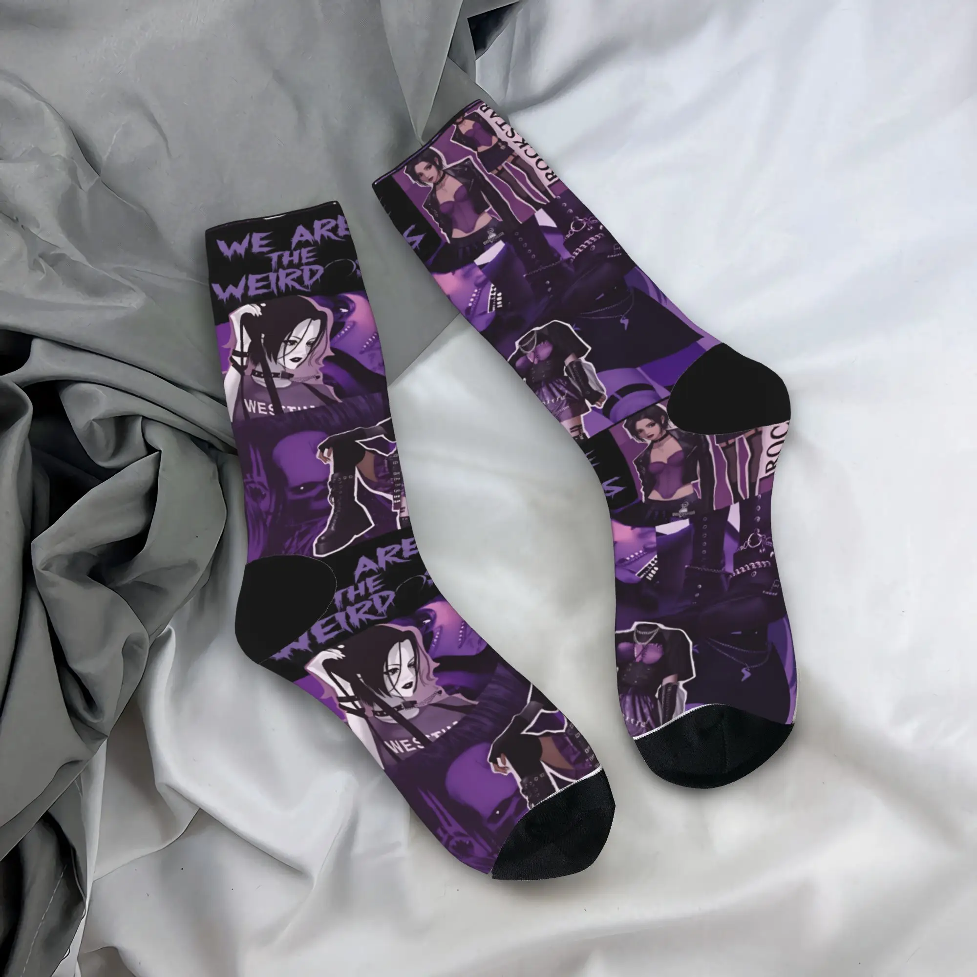 

Anime Nana Osaki Socks Fashion Stockings Winter Anti Slip Unisex Men Socks Soft Breathable Custom Cycling Socks