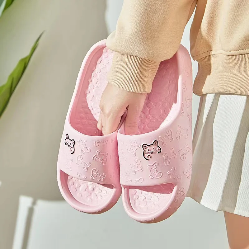 Mulheres verão eva chinelos interior casa banho antiderrapante macio amplo conforto casal chinelos unisex ao ar livre praia flip flops masculino slides