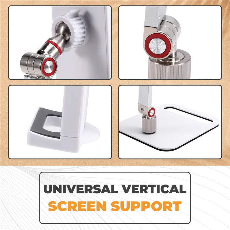 L52A-Monitor Stand Adjustable 360° Swivel Bracket Tablet Holder Compatible With Tablet Desktop Clamp Stand