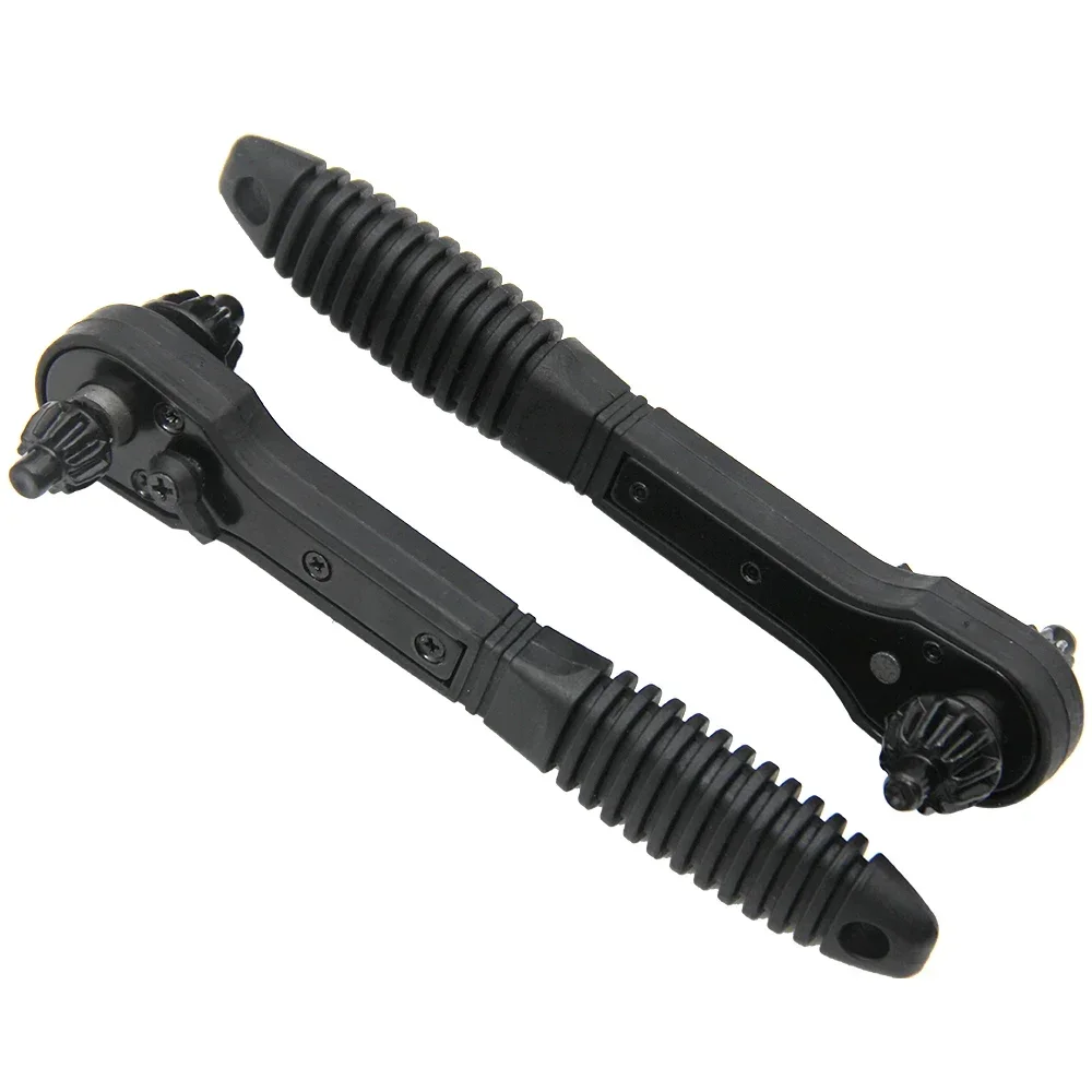 Two-in-one Ratchet Drill Chuck Key Wrench Black Ratchet Dual-use Wrench 12.8mm/17.2mm Tool