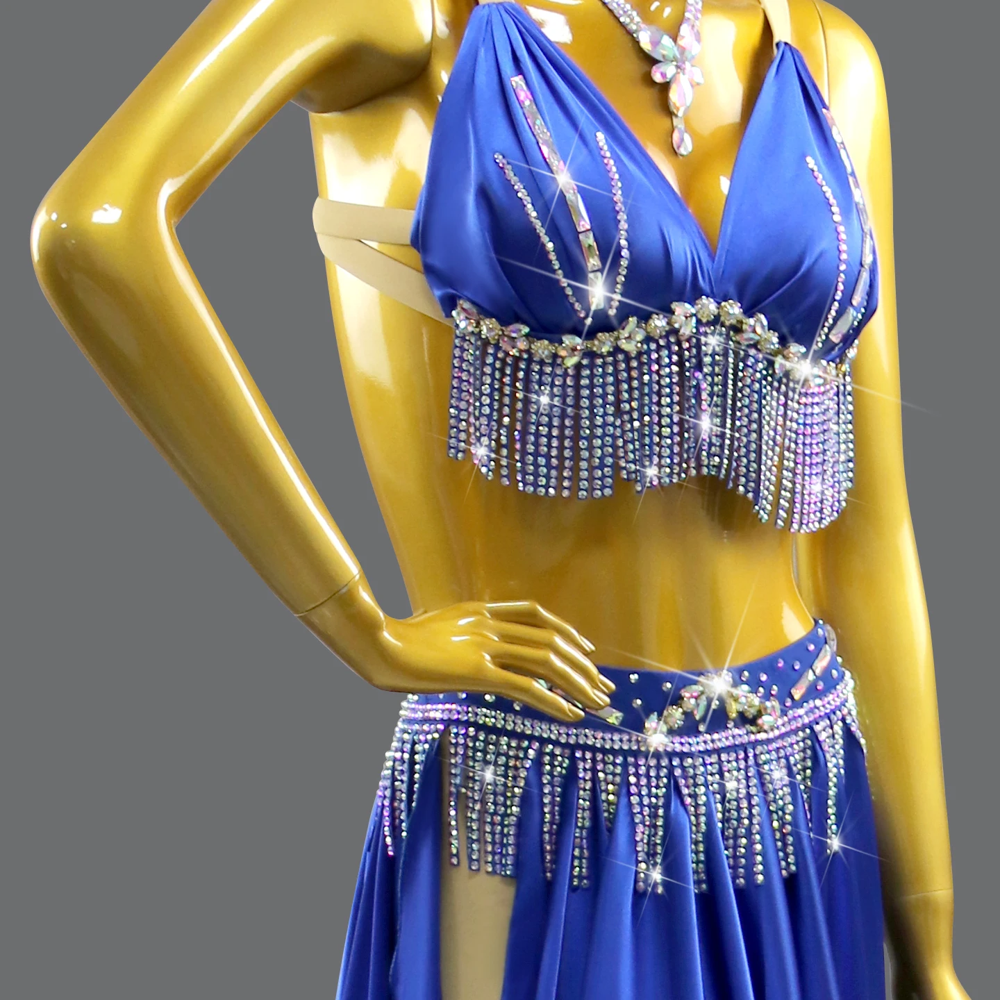 Traje de Danza del Vientre para Práctica, Vestido de Noche para Bailarinas, Disfraz de Carnaval, Falda para Actuación en Escenario, Traje de Danza para Niñas