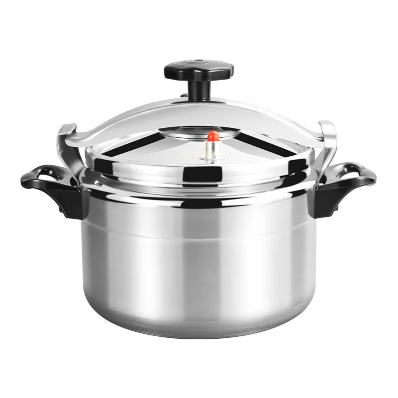 

Commercial 9L Aluminum Pressure Cooker Quick Cooking Industrial Bottom Polished Cheap Metal Kitchenware