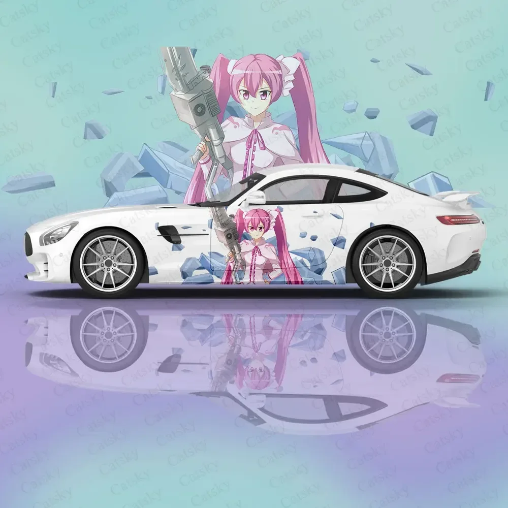 

Пользовательские Mein Akame ga Kill! Автомобильные аксессуары аниме Itasha наклейки на тело авто боковая пленка наклейка на тело наклейка внедорожник украшение узор