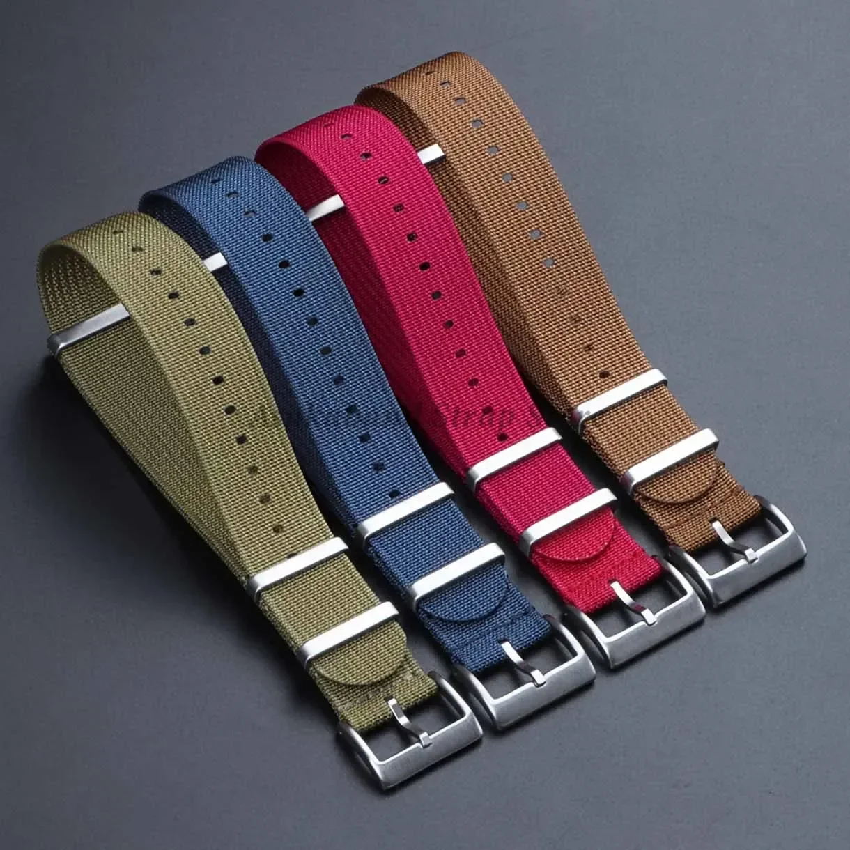 Ремешок для часов 20 мм 22 мм, аксессуары, новый ребристый нейлоновый ремешок для часов, нейлоновый ремешок для часов Omega для Rolex, ремешок для часов, мужские и женские браслеты