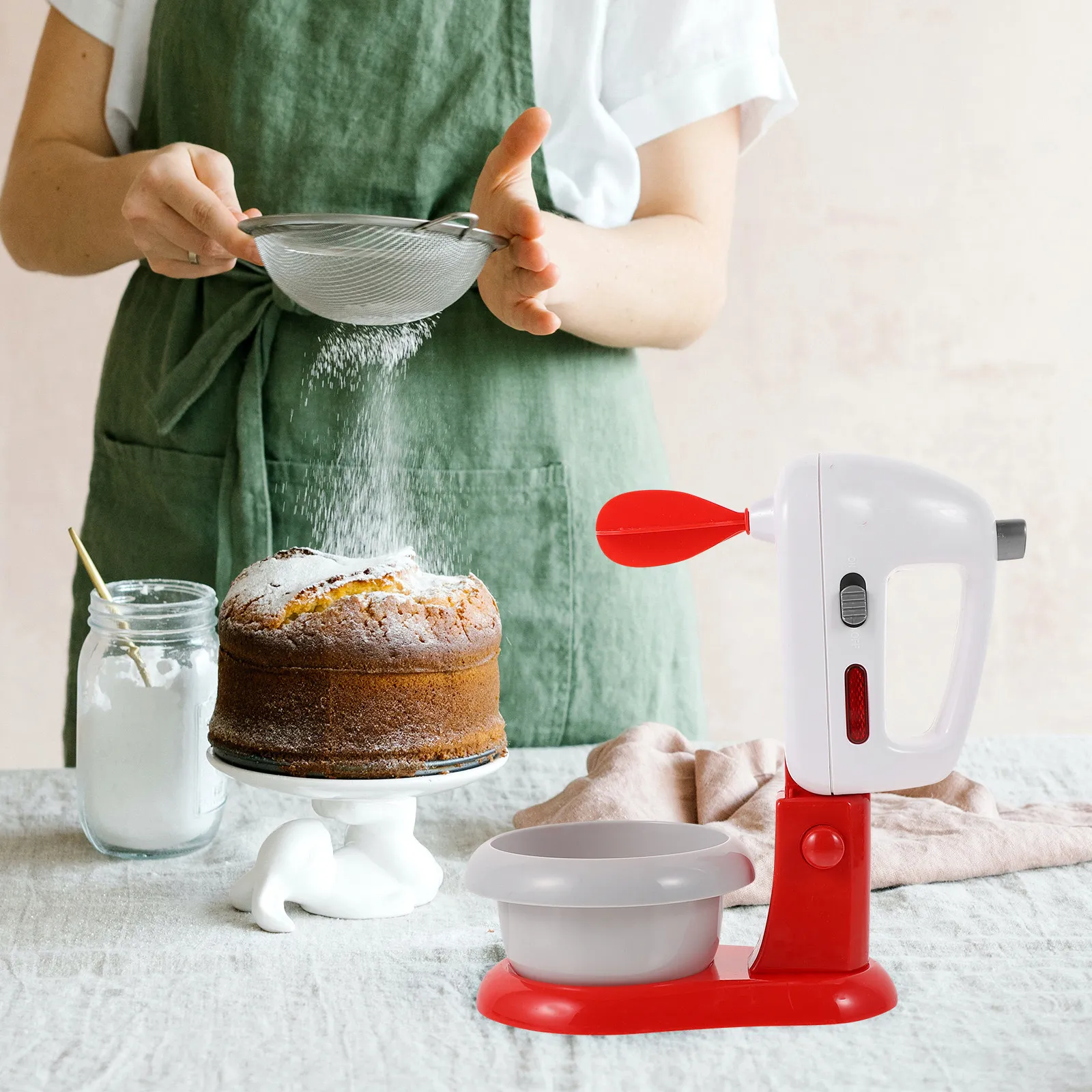 

Игрушечный блендер (1 шт.) – креативная мини-машина для детей, развивающая игрушка, декор для дома, аксессуар для игровой комнаты