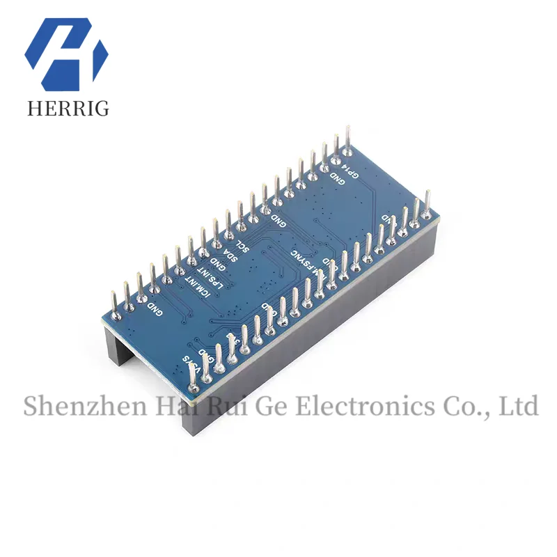 لوح توسيع مستشعر 10 محاور من Raspberry Pi Pico ICM20948 مقياس تسارع ثلاثي المحاور/جيروسكوب/مقياس مغناطيسي