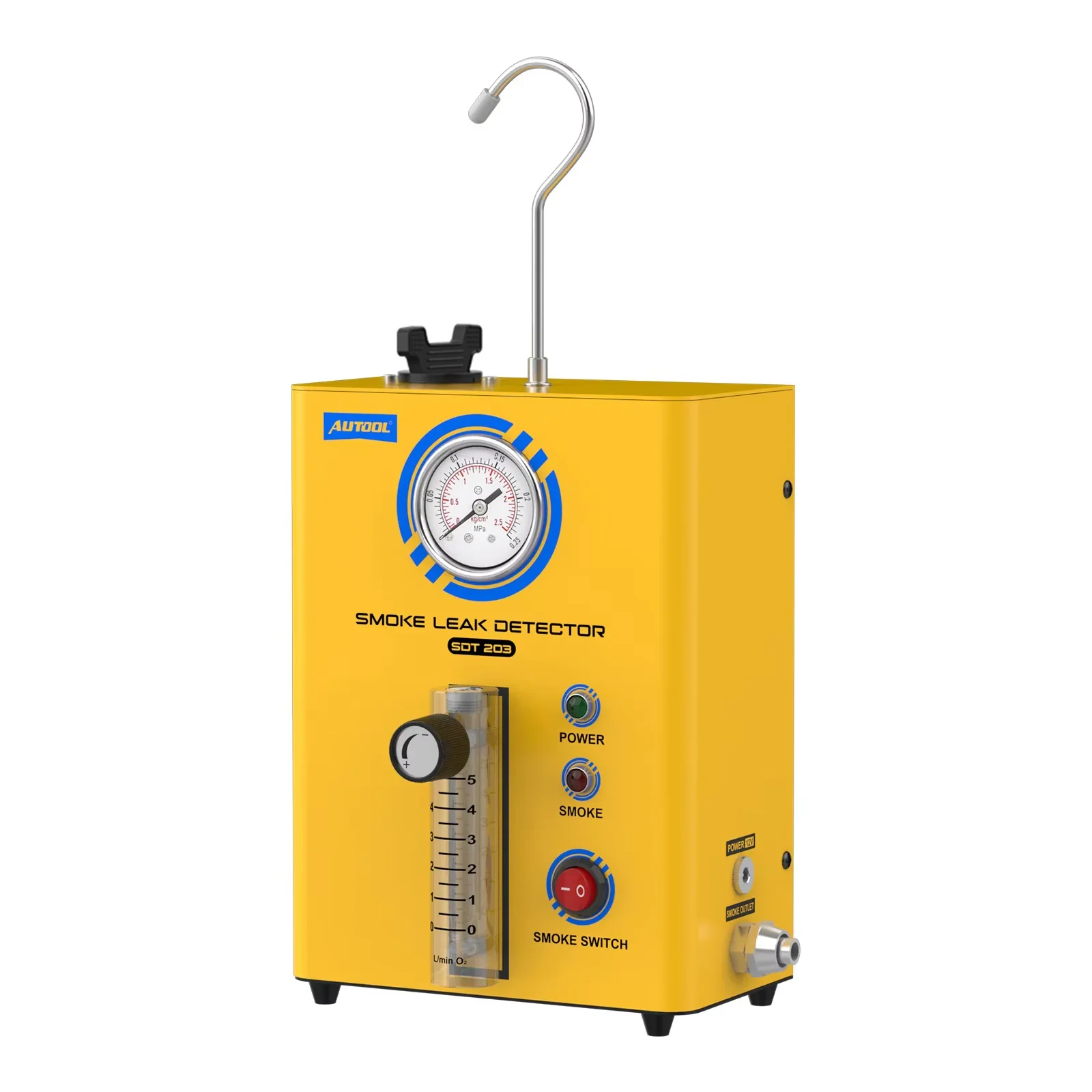 

AUTOOL SDT203 автомобильный ремонт детектор утечки дыма обновленная машина дыма детектор утечек EVAP вакуумный диагностический инструмент утечки