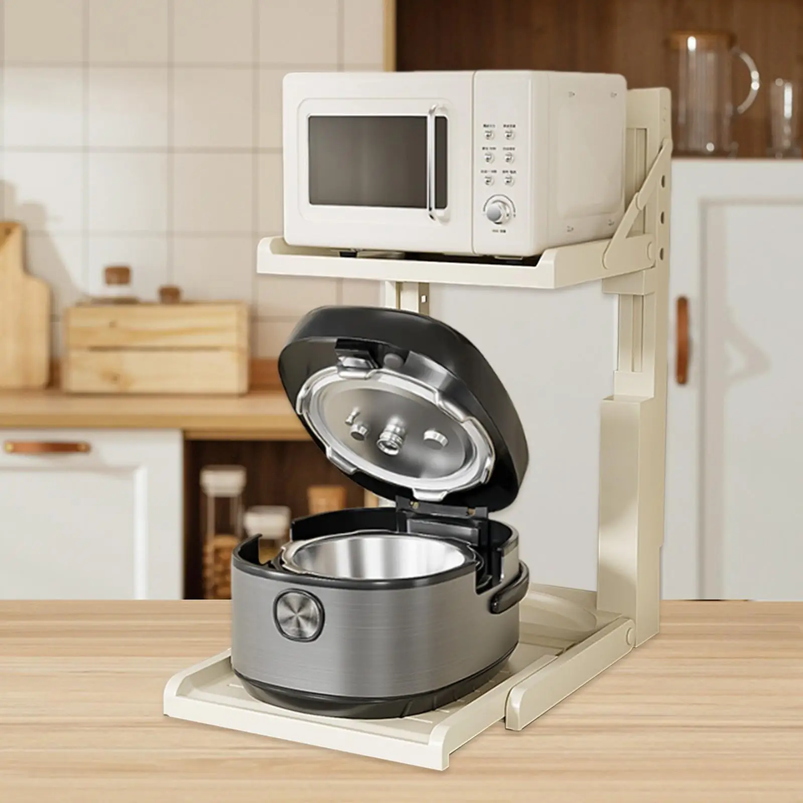 

Полка для кухонного шкафа, кладовая, столешница, регулируемые полки-органайзер