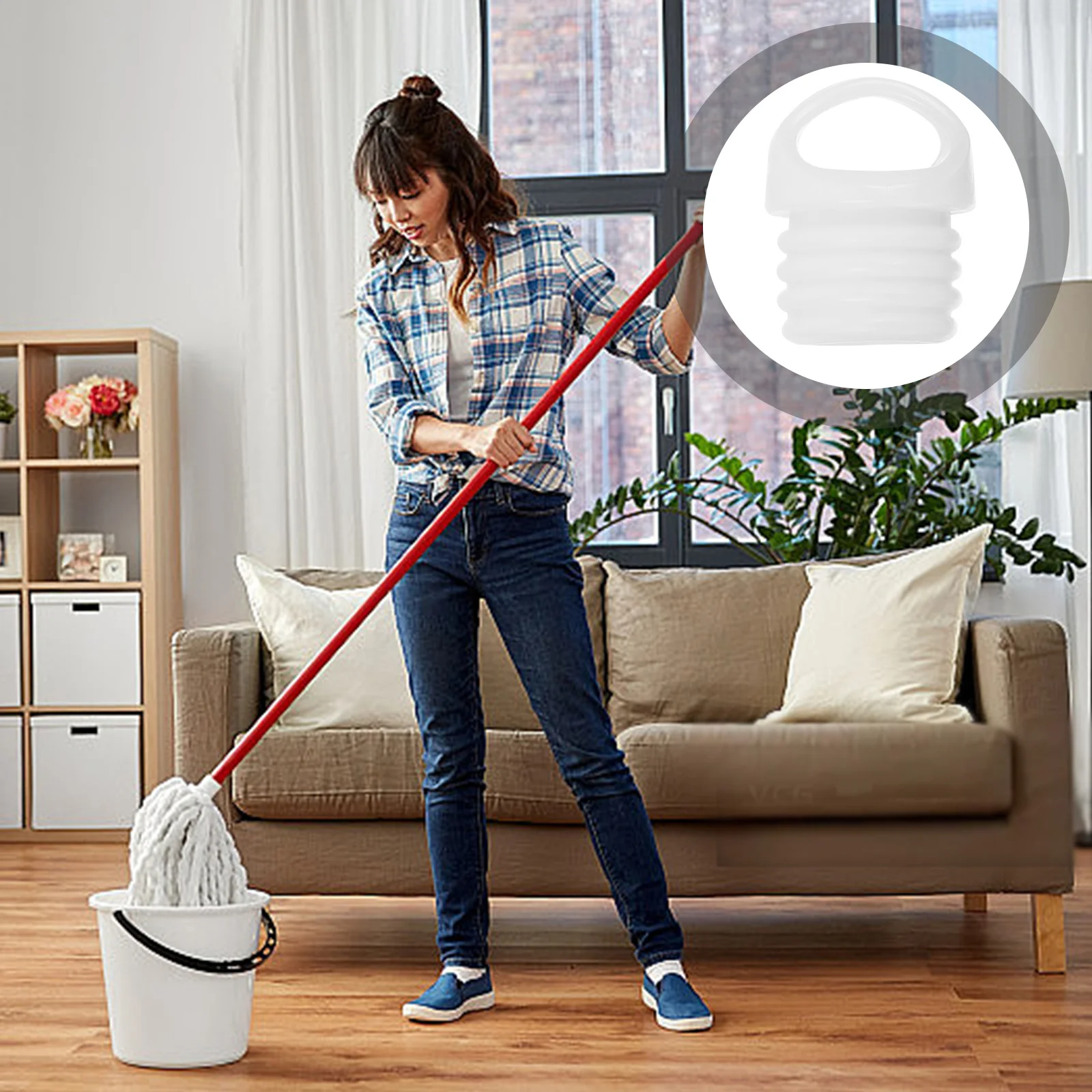 

3Pcs Mop Bucket Drain Plugs Rubber Stopper Replacement Durable Hole Plugs for Leak Prevention Cleaning Accessories